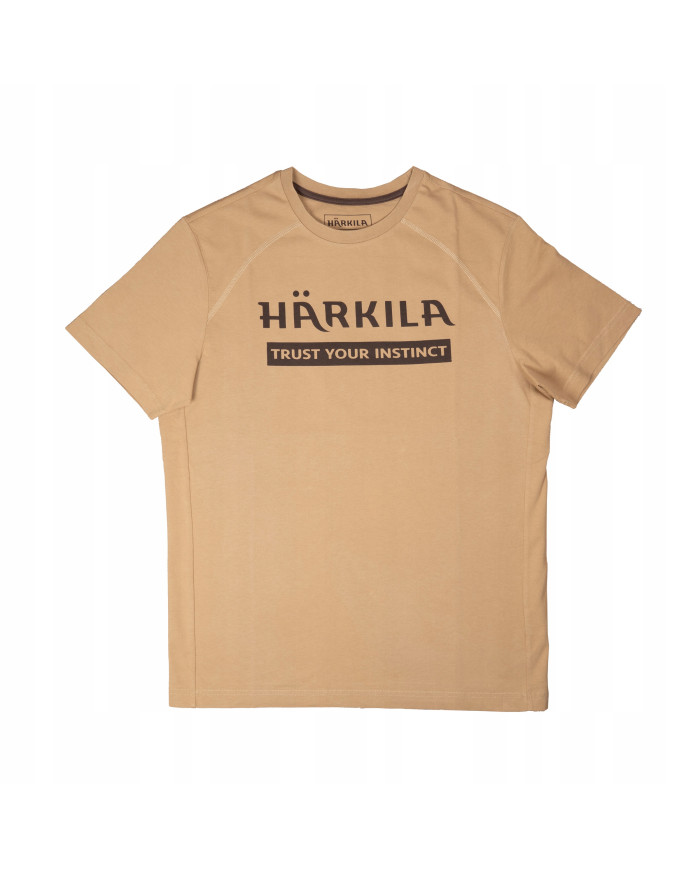 KOSZULKA HARKILA LOGO T-SHIRT 2-PACK ANTIQUE SAND/DARK OLIVE L