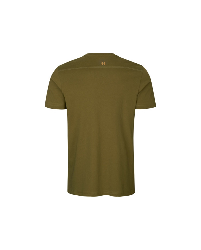 KOSZULKA HARKILA LOGO T-SHIRT 2-PACK ANTIQUE SAND/DARK OLIVE L