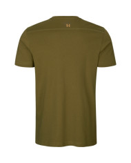 KOSZULKA HARKILA LOGO T-SHIRT 2-PACK ANTIQUE SAND/DARK OLIVE L