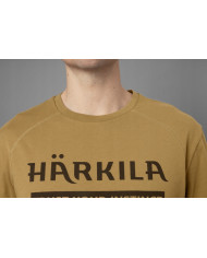KOSZULKA HARKILA LOGO T-SHIRT 2-PACK ANTIQUE SAND/DARK OLIVE L