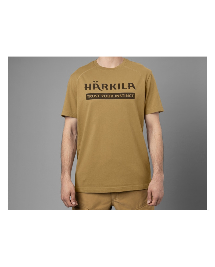 KOSZULKA HARKILA LOGO T-SHIRT 2-PACK ANTIQUE SAND/DARK OLIVE L