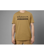 KOSZULKA HARKILA LOGO T-SHIRT 2-PACK ANTIQUE SAND/DARK OLIVE L