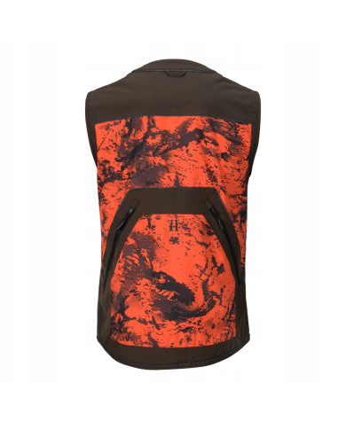 KAMIZELKA HARKILA Wildboar Pro Safety waistcoat AXIS MSP®Orange Blaze/Shadow brown,M