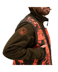 KAMIZELKA HARKILA Wildboar Pro Safety waistcoat AXIS MSP®Orange Blaze/Shadow brown,M