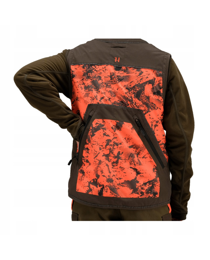 KAMIZELKA HARKILA Wildboar Pro Safety waistcoat AXIS MSP®Orange Blaze/Shadow brown,M