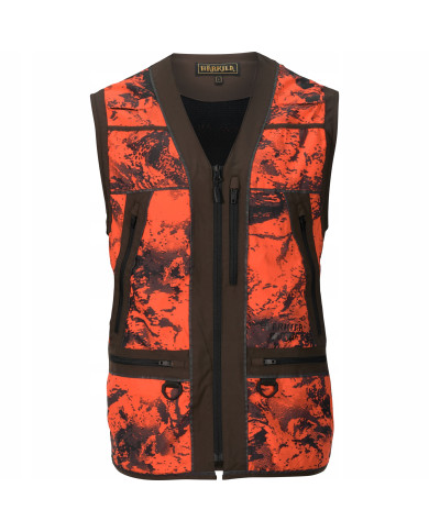 KAMIZELKA HARKILA Wildboar Pro Safety waistcoat AXIS MSP®Orange Blaze/Shadow brown,3XL