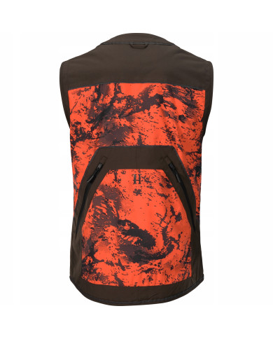KAMIZELKA HARKILA Wildboar Pro Safety waistcoat AXIS MSP®Orange Blaze/Shadow brown,3XL