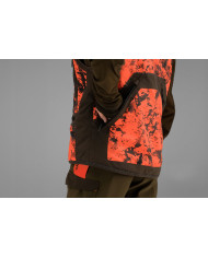 KAMIZELKA HARKILA Wildboar Pro Safety waistcoat AXIS MSP®Orange Blaze/Shadow brown,3XL