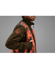 KAMIZELKA HARKILA Wildboar Pro Safety waistcoat AXIS MSP®Orange Blaze/Shadow brown,3XL