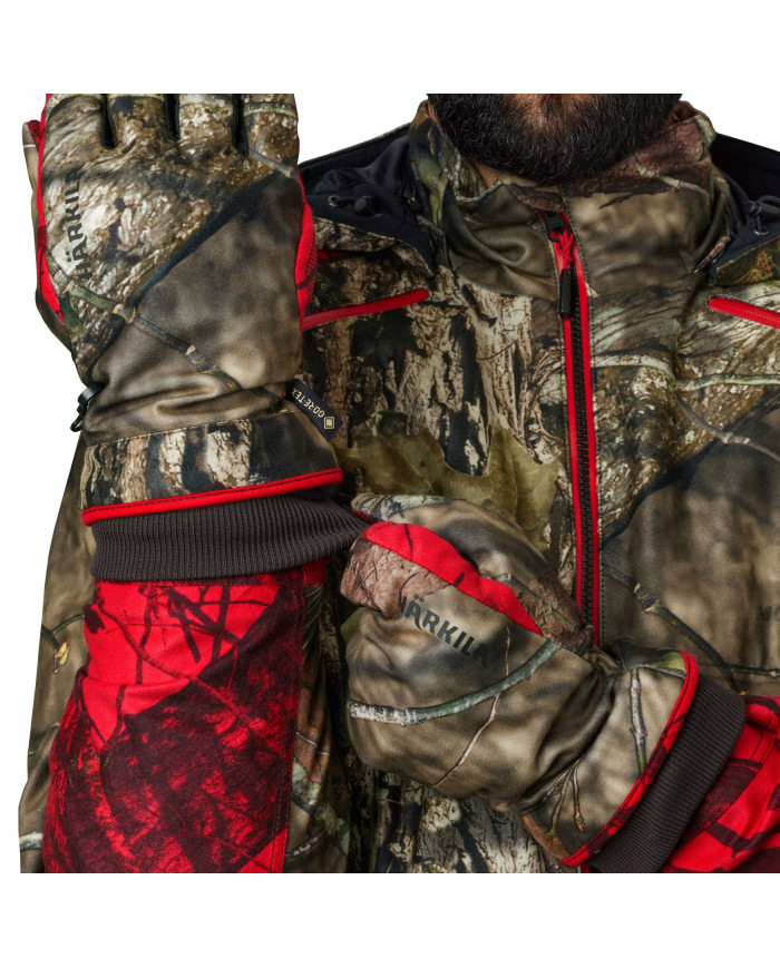 RĘKAWICZKI HARKILA Moose Hunter 2.0 GTX gloves MossyOak®Break-UpCountry®/MossyOak®Red,L