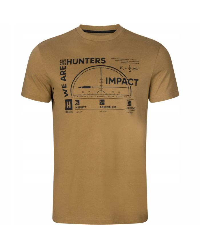 KOSZULKA HARKILA IMPACT S/S T-SHIRT GOLDEN BROWN XXL