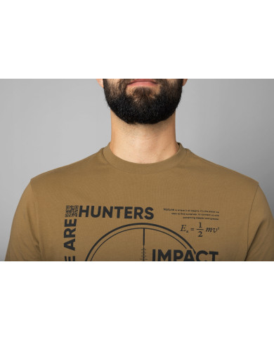 KOSZULKA HARKILA IMPACT S/S T-SHIRT GOLDEN BROWN XXL