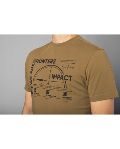KOSZULKA HARKILA IMPACT S/S T-SHIRT GOLDEN BROWN XXL
