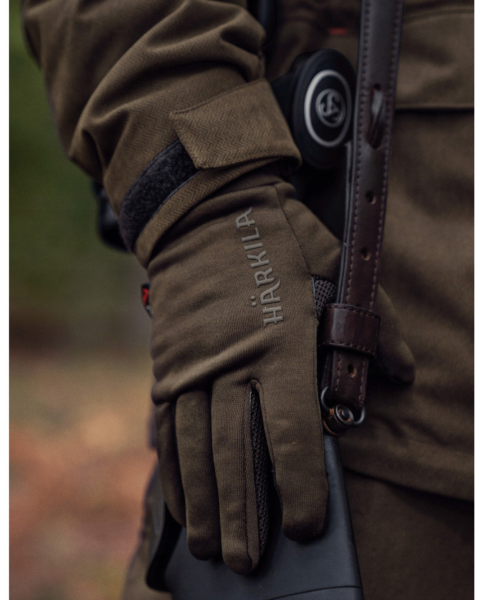 RĘKAWICZKI HARKILA Härkila Power Stretch gloves Shadow brown ,XL