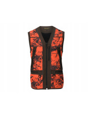 KAMIZELKA HARKILA Wildboar Pro Safety waistcoat AXIS MSP®Orange Blaze/Shadow brown,XXL