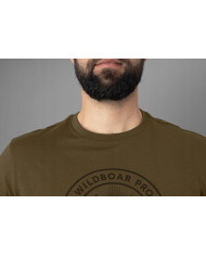 KOSZULKA HARKILA WILDBOAR PRO S/S T-SHIRT 2-PACK - LIMITED EDITION LIGHT WILLOW GREEN/DEMITASSE BROWN XL