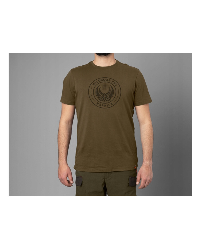 KOSZULKA HARKILA WILDBOAR PRO S/S T-SHIRT 2-PACK - LIMITED EDITION LIGHT WILLOW GREEN/DEMITASSE BROWN XL