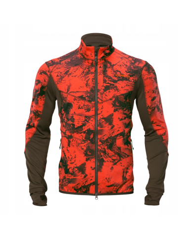 Bluza Harkila Wildboar Pro camo fleece jacket AXIS MSP®Wildboar orange/Shadow brown,XXL