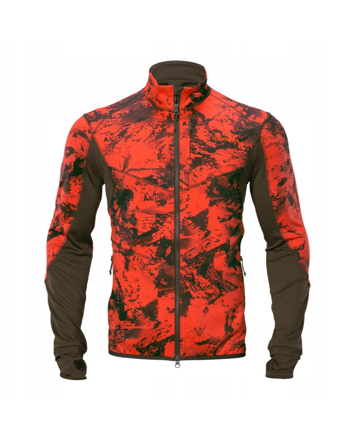Bluza Harkila Wildboar Pro camo fleece jacket AXIS MSP®Wildboar orange/Shadow brown,XXL