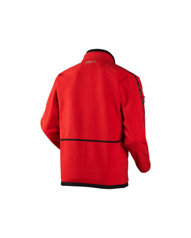 BLUZA POLAROWA HARKILA KAMKO FLEECE BROWN/RED XL