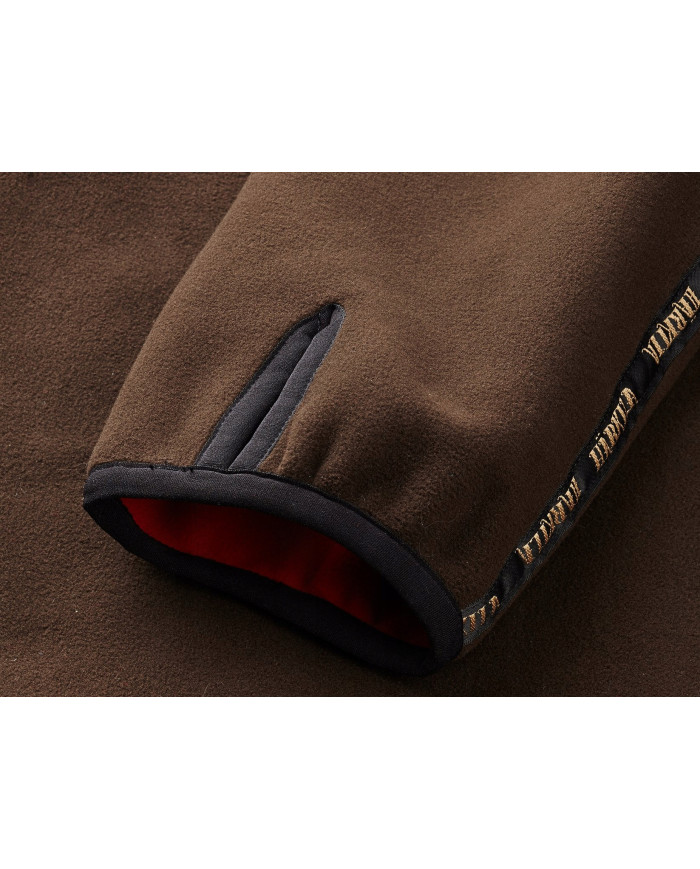 BLUZA POLAROWA HARKILA KAMKO FLEECE BROWN/RED XL