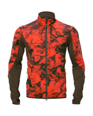Bluza Harkila Wildboar Pro camo fleece jacket AXIS MSP®Wildboar orange/Shadow brown,XL