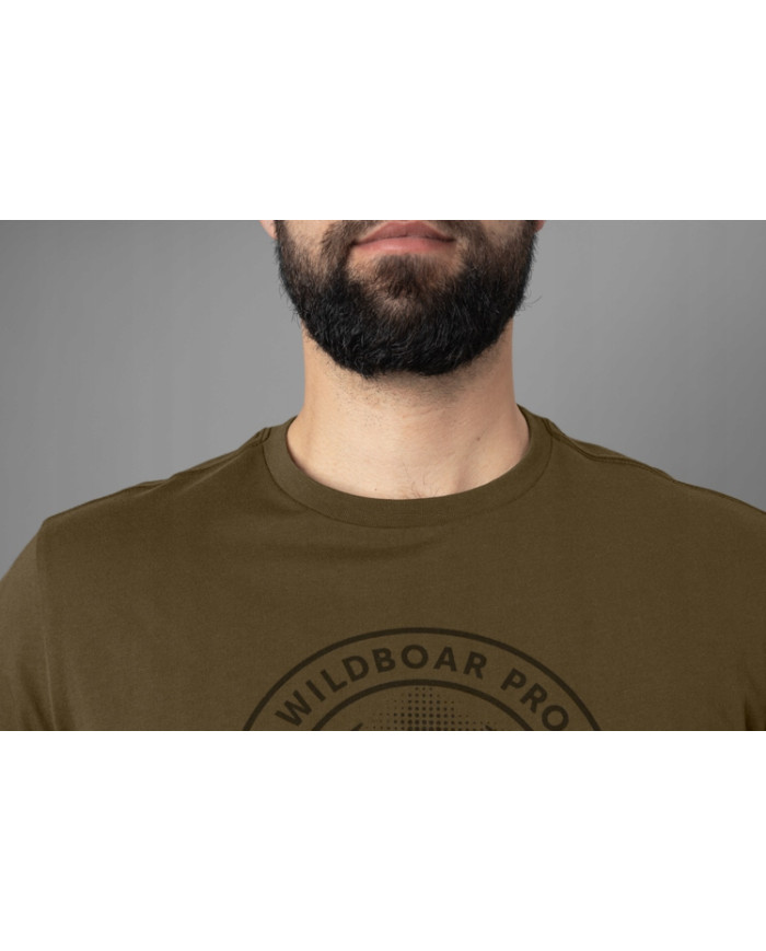 KOSZULKA HARKILA WILDBOAR PRO S/S T-SHIRT 2-PACK - LIMITED EDITION LIGHT WILLOW GREEN/DEMITASSE BROWN L