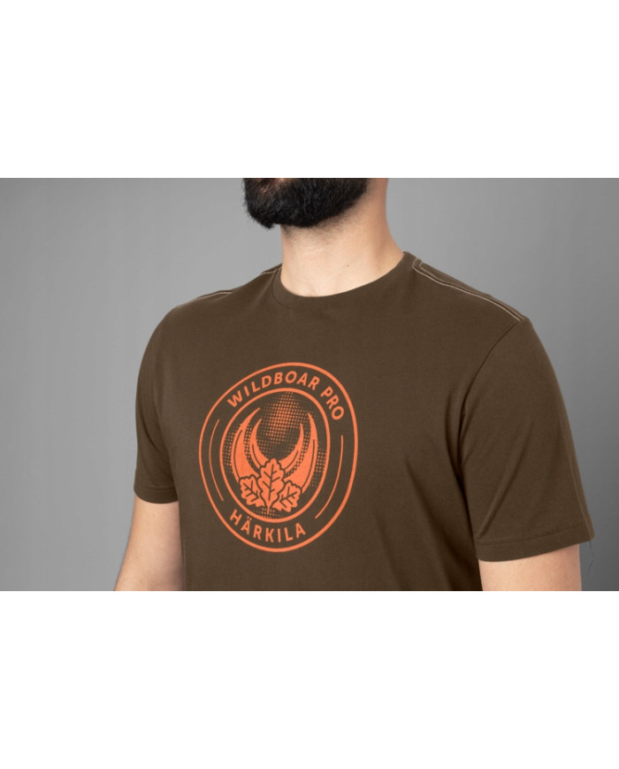 KOSZULKA HARKILA WILDBOAR PRO S/S T-SHIRT 2-PACK - LIMITED EDITION LIGHT WILLOW GREEN/DEMITASSE BROWN L