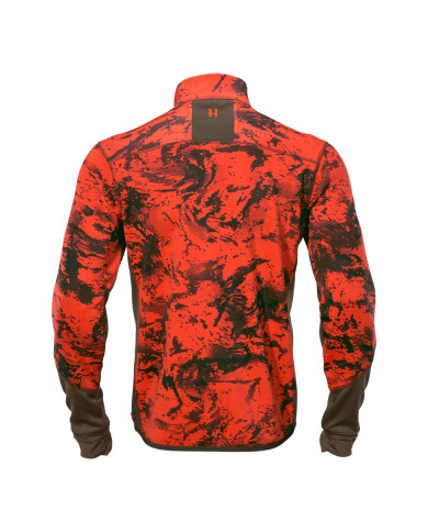 Bluza Harkila Wildboar Pro camo fleece jacket AXIS MSP®Wildboar orange/Shadow brown,M