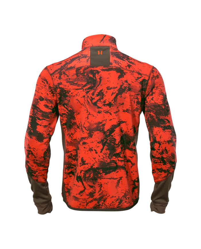Bluza Harkila Wildboar Pro camo fleece jacket AXIS MSP®Wildboar orange/Shadow brown,M