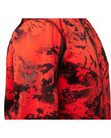 Bluza Harkila Wildboar Pro camo fleece jacket AXIS MSP®Wildboar orange/Shadow brown,M