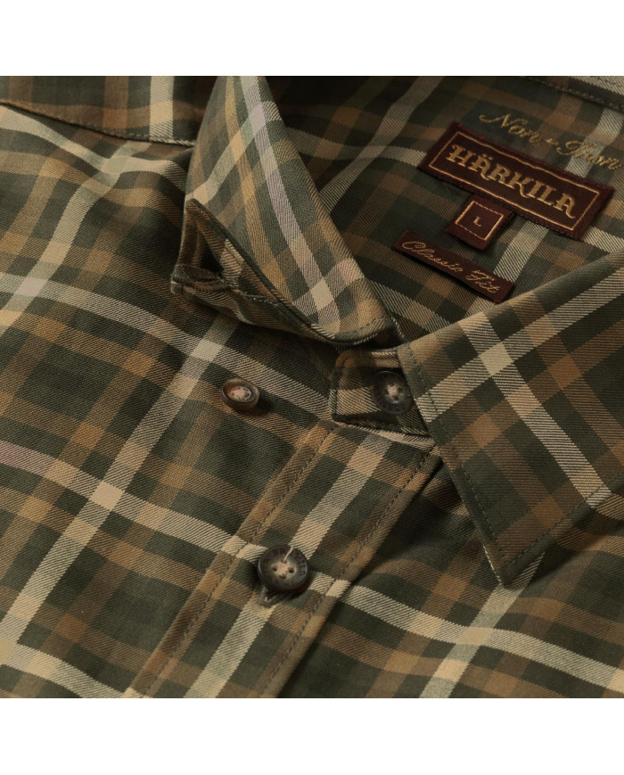 KOSZULA HARKILA MILFORD SHIRT WILLOW GREEN CHECK XL 