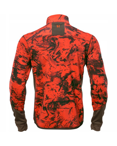 Bluza Harkila Wildboar Pro camo fleece jacket AXIS MSP®Wildboar orange/Shadow brown,L