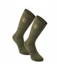 SKARPETKI DEERHUNTER 8423 2-pack Wool Socks - short, 360 Grape Leaf - 44/47