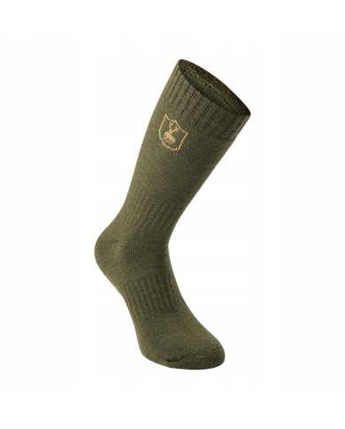 SKARPETKI DEERHUNTER 8423 2-pack Wool Socks - short, 360 Grape Leaf - 44/47