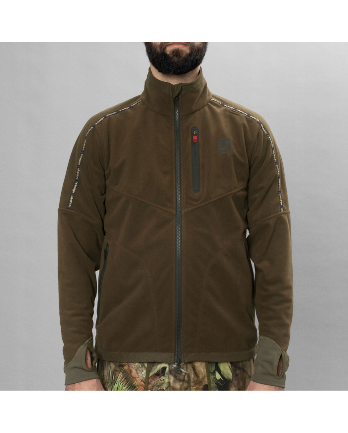 Bluza Harkila Kamko camo reversible WSP fleece jacket Hunting green/mossy oak break-up Country L