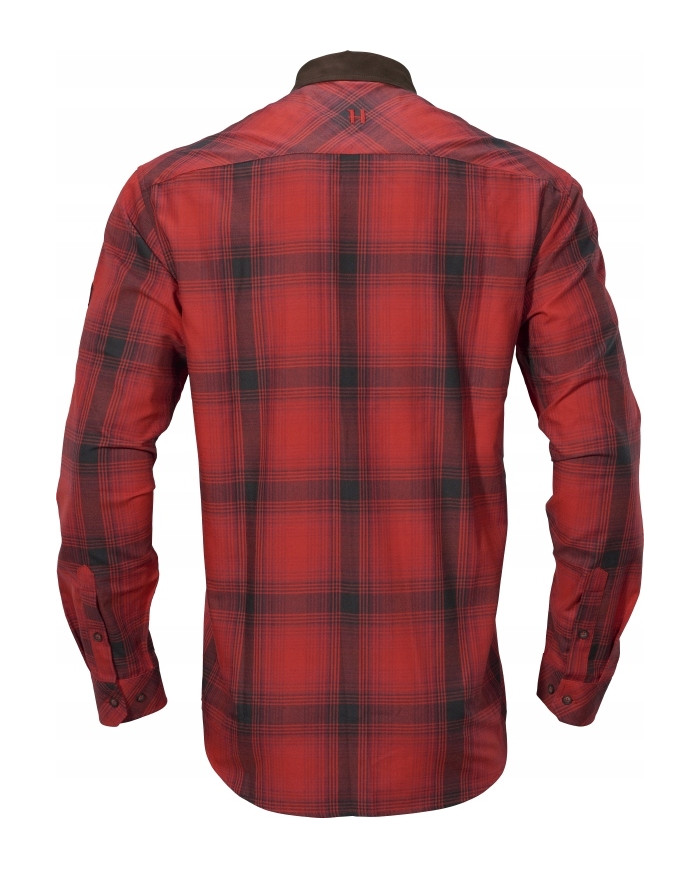 KOSZULA HARKILA Driven Hunt flannel shirt Red/Black check,XL