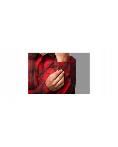 KOSZULA HARKILA Driven Hunt flannel shirt Red/Black check,XL