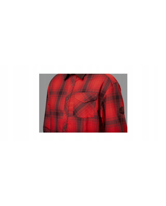 KOSZULA HARKILA Driven Hunt flannel shirt Red/Black check,XL