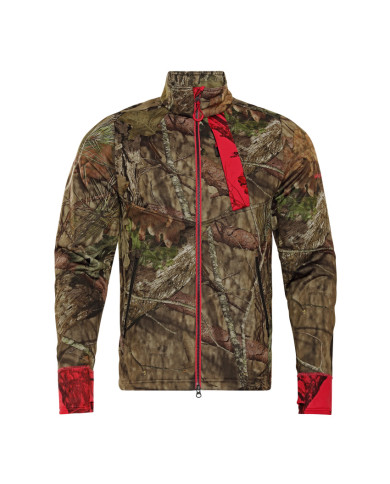 Bluza Harkila Moose Hunter 2.0 fleece jacket MossyOak®Break-Up Country®/MossyOak®Red,XXL