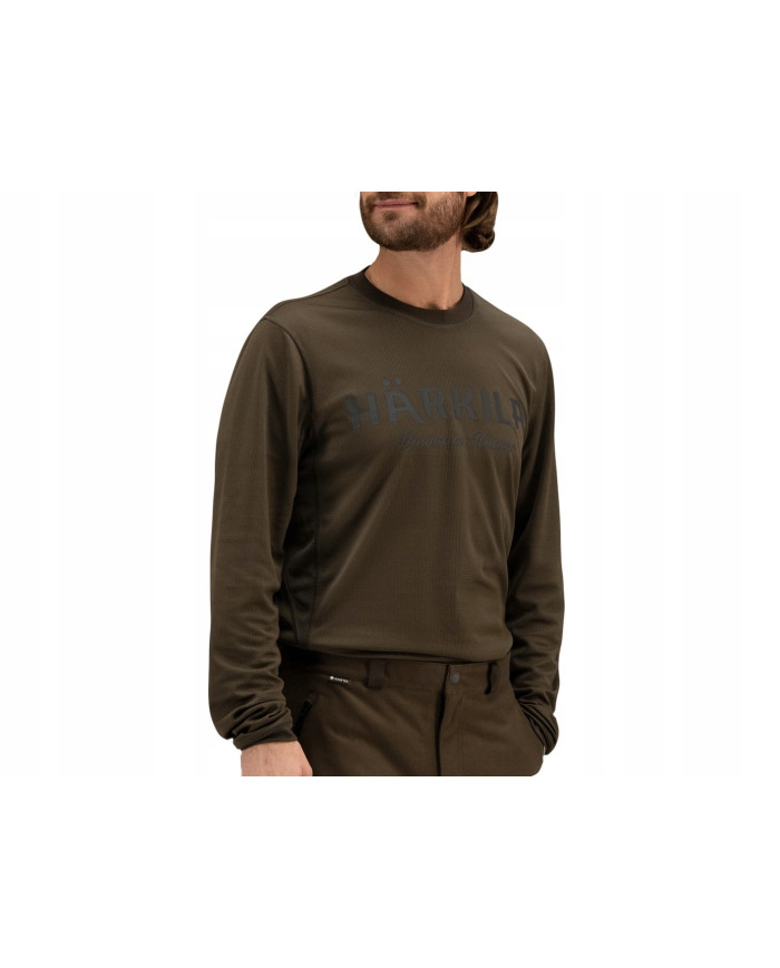KOSZULKA HARKILA MOUNTAIN HUNTER L/S T-SHIRT HUNTING GREEN/SHADOW BROWN XL