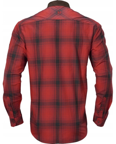 KOSZULA HARKILA Driven Hunt flannel shirt Red/Black check,M