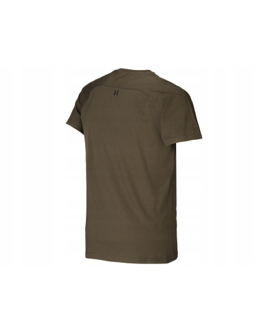 KOSZULKA HARKILA LOGO T-SHIRT 2-PACK WILLOW GREEN/SLATE BROWN M