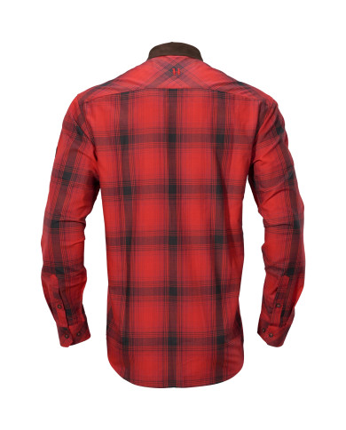 KOSZULA HARKILA Driven Hunt flannel shirt Red/Black check,L