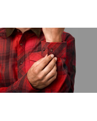KOSZULA HARKILA Driven Hunt flannel shirt Red/Black check,L