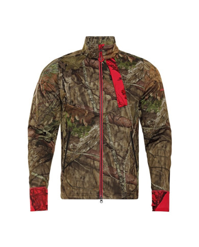 Bluza Harkila Moose Hunter 2.0 fleece jacket MossyOak®Break-Up Country®/MossyOak®Red,XL