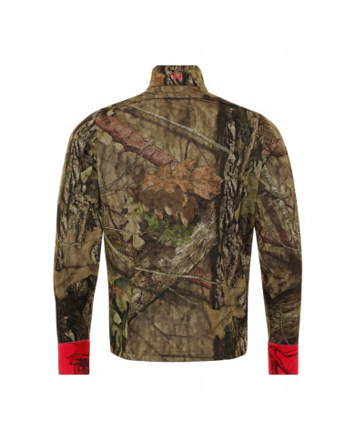 Bluza Harkila Moose Hunter 2.0 fleece jacket MossyOak®Break-Up Country®/MossyOak®Red,XL