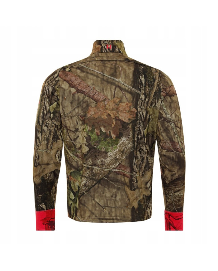 Bluza Harkila Moose Hunter 2.0 fleece jacket MossyOak®Break-Up Country®/MossyOak®Red,XL