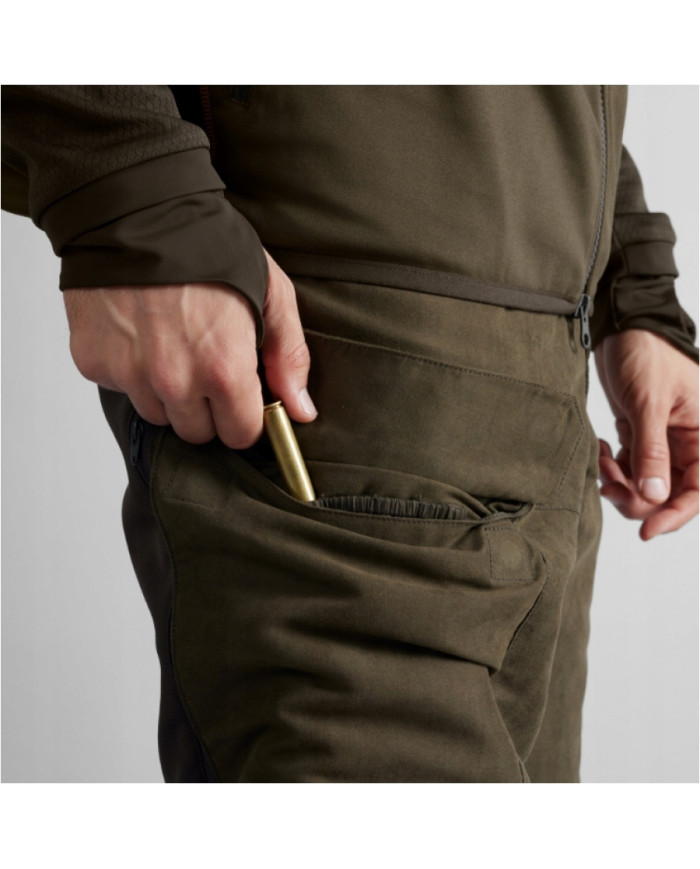 Spodnie Harkila SCANDINAVIAN TROUSERS WILLOW GREEN/DEEP BROWN 52