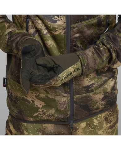 RĘKAWICZKI HARKILA DEER STALKER CAMO FLEECE GLOVES AXIS MSP FOREST GREEN L